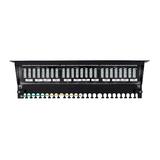 Monoprice Canada Cab 39752 RJ45 Patch Panel Monoprice Entegrade Series Cat6A 19in 1U Patch Panel Shielded 24 port Dual IDC