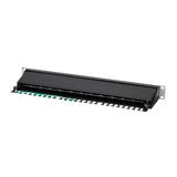 Monoprice Canada Cab 39752 RJ45 Patch Panel Monoprice Entegrade Series Cat6A 19in 1U Patch Panel Shielded 24 port Dual IDC
