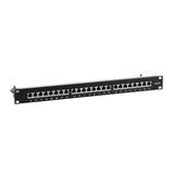 Monoprice Canada Cab 39752 RJ45 Patch Panel Monoprice Entegrade Series Cat6A 19in 1U Patch Panel Shielded 24 port Dual IDC