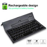 Other Brands BK06 Keyboards Bluetooth Keyboard Case for iPad and Phone Rechargeable Black