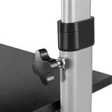 PrimeCables Cab PC 08237 Standing Desk Desk Converter HEIGHT ADJUSTABLE MULTI PURPOSE MOBILE WORKSTATION PrimeCables