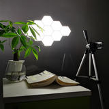 Other Brands JE Q03 Atmosphere Light Table Light Hexagon Wall Light Touch Sensitive Modular LED Lights 6 Panels