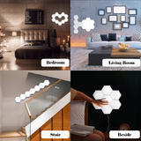 Other Brands JE Q03 Atmosphere Light Table Light Hexagon Smart LED Touch Switch Wall Light DIY Combination Light With 6 Panel