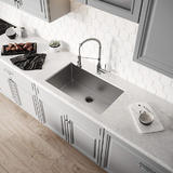 LIVINGbasics LVB KS3018R 3A openbox Kitchen Appliances 30 Inch Undermount Single Bowl 16 Gauge Stainless Steel Kitchen Sink 3