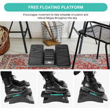 Moustache MOS F6067 Chair Accessories Ergonomic Under Desk Footrest with Center Massage Roller for Sitting Posture Correction