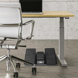 Moustache MOS F6067 Chair Accessories Ergonomic Under Desk Footrest with Center Massage Roller for Sitting Posture Correction