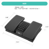 Moustache MOS F6067 Chair Accessories Ergonomic Under Desk Footrest with Center Massage Roller for Sitting Posture Correction