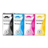 Moustache HP 910XL Combo OfficeJet 8022 Remanufactured HP 910XL Ink Cartridge Combo BK C M Y Moustache