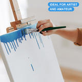 Moustache MO CF S Painting Accessories Stretched Blank Canvas Set 5 Sizes 10 Pack Moustache