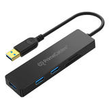 PrimeCables Cab UH05 1A USB Hubs 5 In 1 Ultra Slim USB Data Hub With 3 USB 3 0 Ports And SD TF Card Slots 2 62Ft PrimeCables