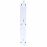 PrimeCables Cab LTS 6H Home Decoration 6 Outlet Power Strip with Safe Lock 3Ft 14AWG Cord ETL Certificated PrimeCables