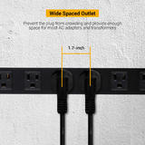 No Brand Cab PDU US16SPD Home Decoration 16outlets work shop surge protector power bar