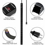 No Brand Cab PDU US16SPD Home Decoration 16outlets work shop surge protector power bar