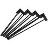 LIVINGbasics LB ZTX 02 Furnitures Cabinets 28 Three Rod Hairpin Table Legs Set of 4 Metal Legs LIVINGbasics
