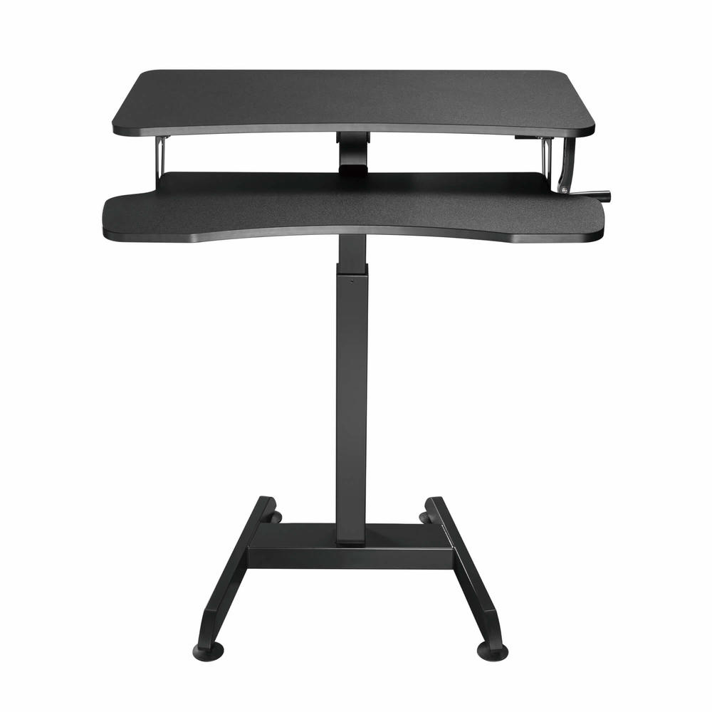 Manual Height Adjustable Workstation with Keyboard Tray PrimeCables®