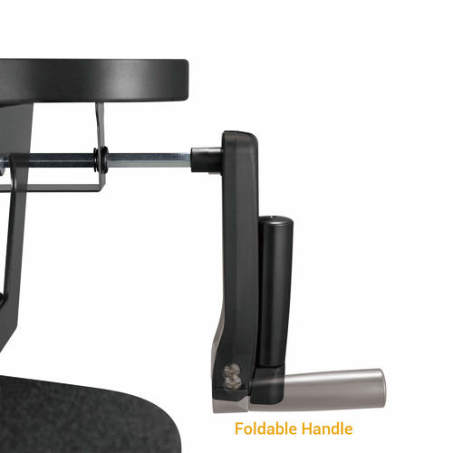 Manual Height Adjustable Workstation with Keyboard Tray PrimeCables®