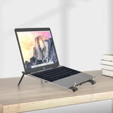 Moustache MOS A 6598 Computer Stands 3 in 1 Multi Purpose Folding Adjustable Laptop Tablet Phone Stand Holder Moustache