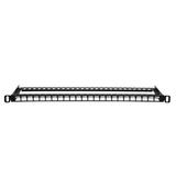 Monoprice Canada Cab 43543 Unloaded Patch Panel Monoprice 24 port Blank Keystone UTP Patch Panel