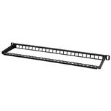 Monoprice Canada Cab 43543 Unloaded Patch Panel Monoprice 24 port Blank Keystone UTP Patch Panel