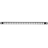 Monoprice Canada Cab 43543 Unloaded Patch Panel Monoprice 24 port Blank Keystone UTP Patch Panel