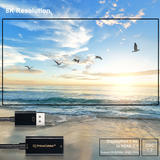 PrimeCables Cab PC 08343 Mini DisplayPort Cable Adapters DisplayPort1 4 to HDMI 8K Adapter Uni Directional DP1 4 to HDMI Conv