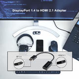 PrimeCables Cab PC 08343 Mini DisplayPort Cable Adapters DisplayPort1 4 to HDMI 8K Adapter Uni Directional DP1 4 to HDMI Conv
