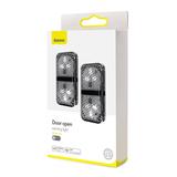 BlackBox CRFZD 01 Car Accessories Decor 6 LED Car Door Opening Warning Light Safety Anti Collision Flashing Signal Lamps 2 Pa