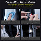 BlackBox CRFZD 01 Car Accessories Decor 6 LED Car Door Opening Warning Light Safety Anti Collision Flashing Signal Lamps 2 Pa