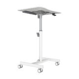PrimeCables Cab PC 08174 openbox Standing Desk Desk Converter Mobile Standing Desk Height Adjustable Rolling Workstation Cart