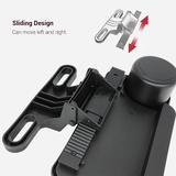 PrimeCables Cab PC 08345 Laptop Stand Tablet Phone Mounts Multi Function Foldable Car Headrest Tray with Cup Holder Black Pri