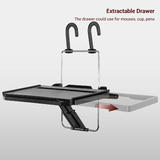PrimeCables Cab PC 08346 Laptop Stand Tablet Phone Mounts Foldable Car Back Seat Tray with Cup Holder for Laptop Tablet Cellp