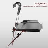 PrimeCables Cab PC 08346 Laptop Stand Tablet Phone Mounts Foldable Car Back Seat Tray with Cup Holder for Laptop Tablet Cellp