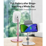 BlackBox SUWY D0S Wall Charger Wireless Charger Literary Youth Desktop Bracket with Telescopic and Wireless Charging Silver