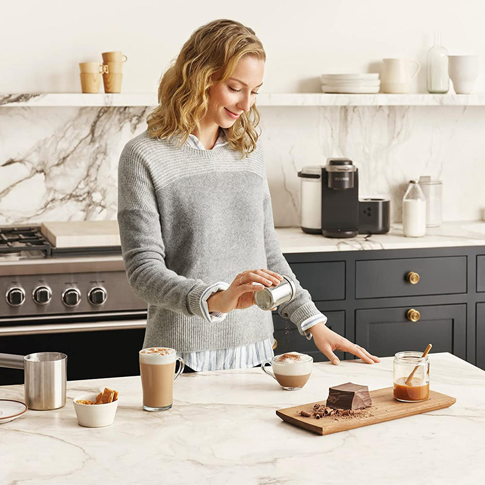 KCafe Coffee, Latte, Cappuccino Maker with Dishwasher Safe Milk