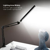 PrimeCables LVB FX310 USB Lamp 10W Dimmable Adjustable Swing Arm Eye Care Desk Lamp with Clamp PrimeCables