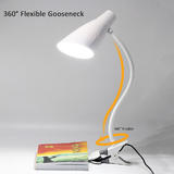 PrimeCables LVB FX018B USB Lamp Three Touch Plug in Table Lamp Modes Modern Design Office Home Dorm White PrimeCables