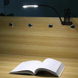 PrimeCables LVB FX307B USB Lamp LED Gooseneck Clip Magnifying Working Desk Lamp with 3 Color Modes PrimeCables