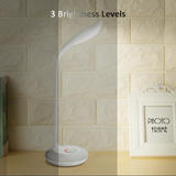 PrimeCables LVB FX025A USB Lamp Three Levels Touch Dimming Desk Lamp with RGB Atmosphere Plug in Table Lamp PrimeCables