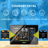 PrimeCables PC WS PT201C Monitoring Sensors Indoor Outdoor Wireless Color LCD Clock Weather Forecast Weather Stations PrimeCa