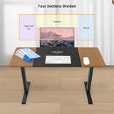 PrimeCables Cab PC 08368 Standing Desk Desk Converter Manual Sit Stand Height Adjustable All in One Standing Desk Included Ta