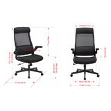 Moustache MOFC MC 1088E deals centre High Back Mesh Office Chair with Cushioning Headrest Lumbar Support Black Moustache
