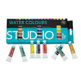 Other Brands PW1812S Paint Watercolors Pastels Premium 18 X 12ml Tube Watercolor Paint Set for New Learner and Professional A
