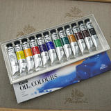 Other Brands PO1240A Paint Watercolors Pastels Vibrancy Oil Painting Colors for Professionals Artists 40ml Tube 12 Assorted C