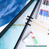 Other Brands PBS15PK Painting Accessories Acrylic Brush Set with Tough Nylon Hair 15 Pieces Pack Assorted Sizes