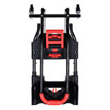 PrimeCables PC YZHT8046 File Carts Heavy Duty Folding Hand Truck 265lbs Capacity Multi Position Dolly with 4 Wheels PrimeCabl