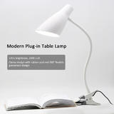 PrimeCables LVB FX018B Lighting Appliances Plug in Table Lamp Modes Modern Design Office Home Dorm White PrimeCables