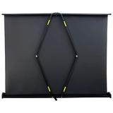 PrimeCables Cab PC 08365 Speaker Projector Mounts 45 Inch 4 3 Mini Portable Pull Up HD Projector Screen for Indoor Outdoor Us