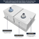 LIVINGbasics LVB HSL3219D Sink Accessories Kitchen Double Slot