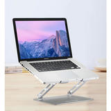 PrimeCables PC LPM 14033 Laptop Stand Tablet Phone Mounts Ergonomic Multi Angle Height Adjustable Aluminum Laptop Riser with 