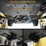 No Brand LVB BKB M1 Gaming Accessories Car Door Welcome Projector Universal Car Courtesy Door Ambient Lights Angel Wings